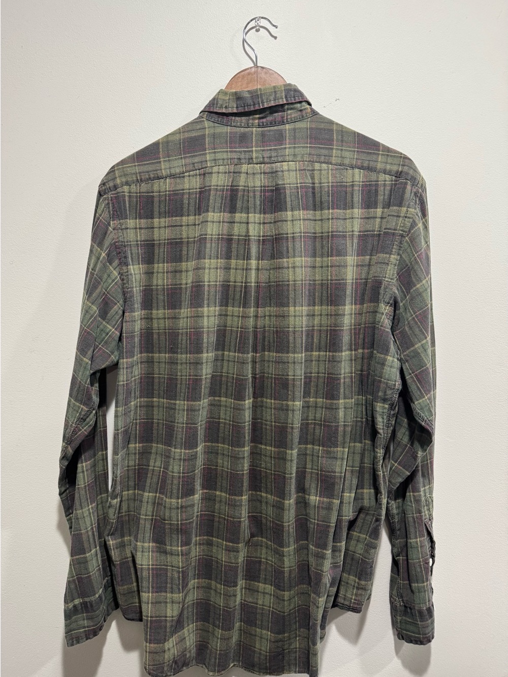 Vintage Ralph Lauren Handwoven Madras Plaid Button Down Shirt L - Picture 3 of 4